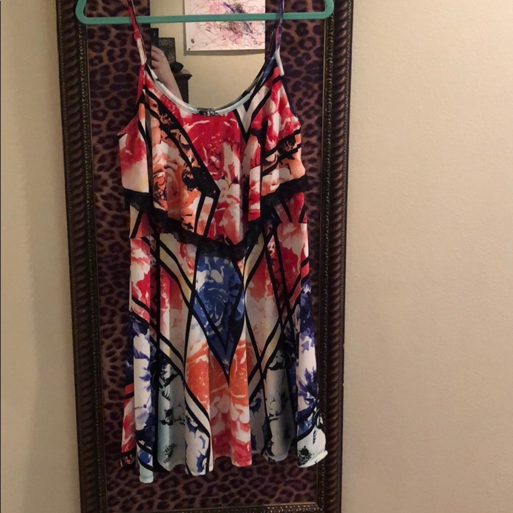 Summer a line mini dress